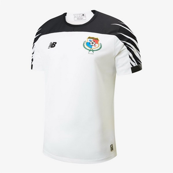 Tailandia Camiseta Panamá 2ª 2019 Blanco Negro